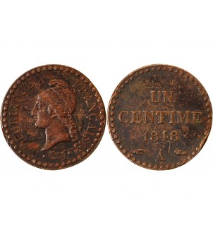 DUPRE - 1 CENTIME 1848 A PARIS 2