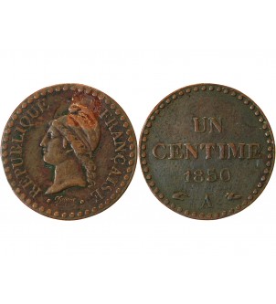DUPRE - 1 CENTIME 1850 A PARIS﻿ "Avec accent" 2