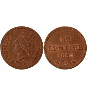 DUPRE - 1 CENTIME 1850 A PARIS﻿ "Avec accent" 2