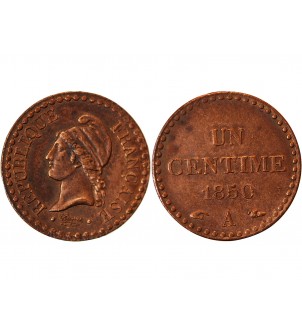 DUPRE - 1 CENTIME 1850 A PARIS﻿ "Avec accent" 2