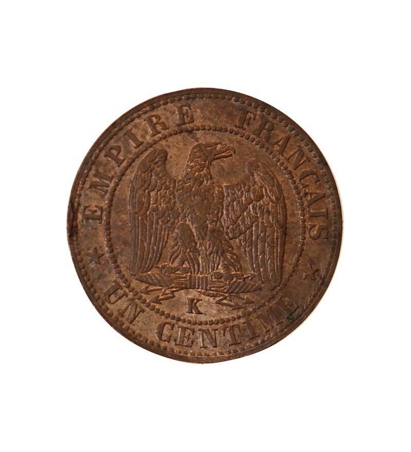 NAPOLEON III - 1 CENTIME 1854 K BORDEAUX