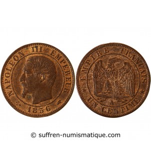 NAPOLEON III - 1 CENTIME 1856 A PARIS