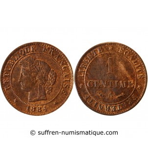 CERES - 1 CENTIME 1884 A PARIS