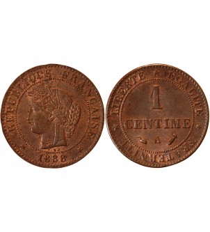 CERES - 1 CENTIME 1888 A PARIS 2