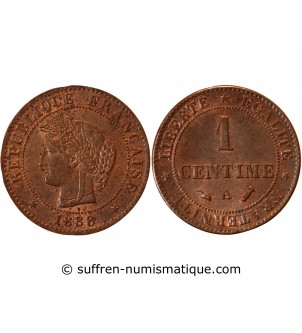 CERES - 1 CENTIME 1888 A PARIS