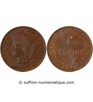 CERES - 1 CENTIME 1893 A PARIS﻿