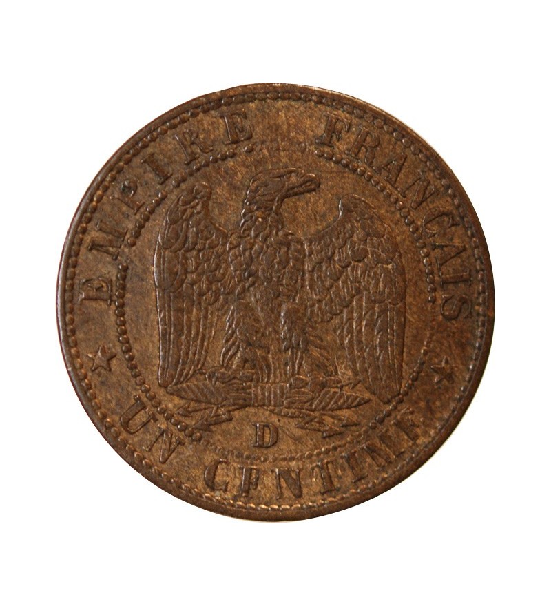 NAPOLEON III - 1 CENTIME NAPOLEON III 1853 D LYON
