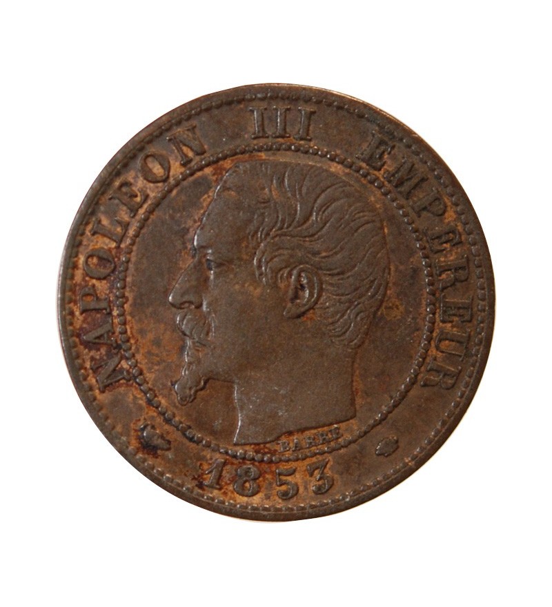 NAPOLEON III - 1 CENTIME 1853 MA MARSEILLE