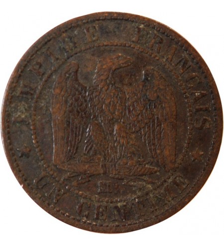 NAPOLEON III - 1 CENTIME 1855 MA MARSEILLE