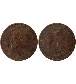 NAPOLEON III - 1 CENTIME 1855 MA MARSEILLE 2