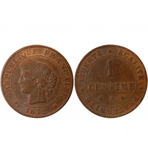CERES - 1 CENTIME 1872 A PARIS﻿ 2