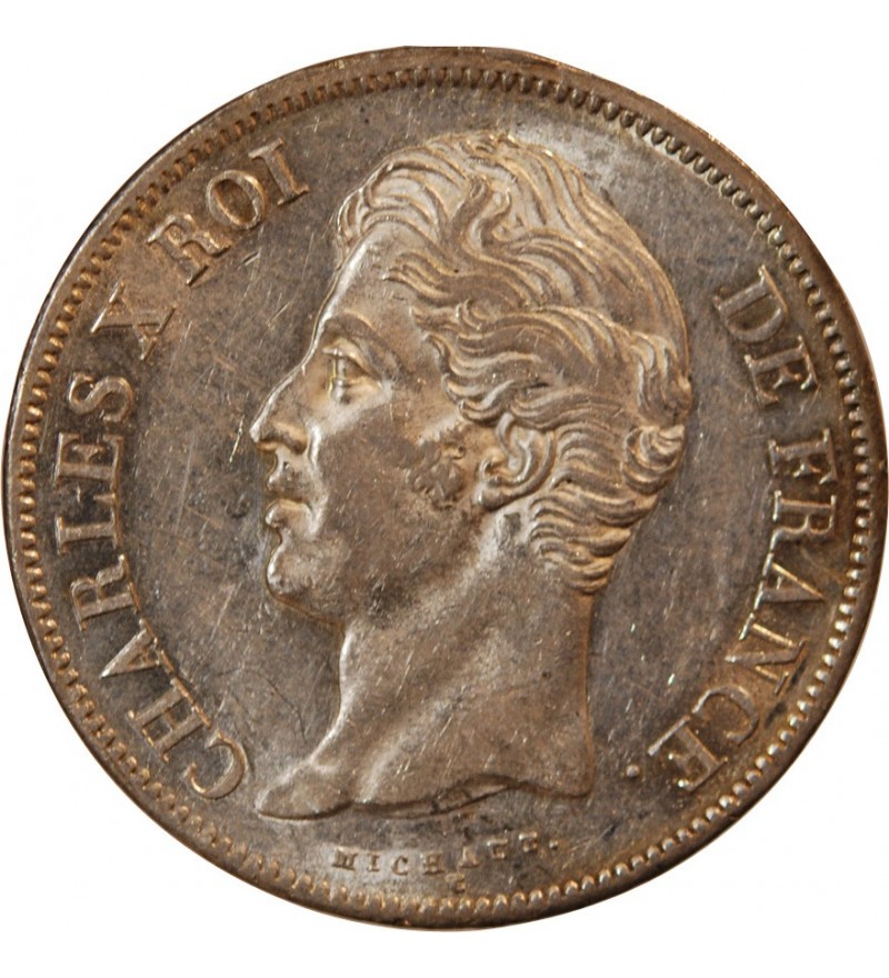 CHARLES X - 5 FRANCS ARGENT 1827 A PARIS