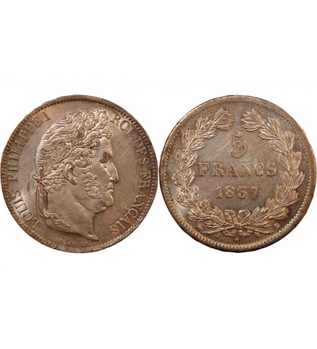 LOUIS PHILIPPE﻿ - 5 FRANCS ARGENT 1837 A PARIS