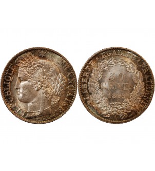 CERES ﻿- 50 CENTIMES ARGENT 1895 A PARIS 2