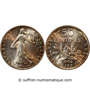 SEMEUSE - 50 CENTIMES ARGENT 1920