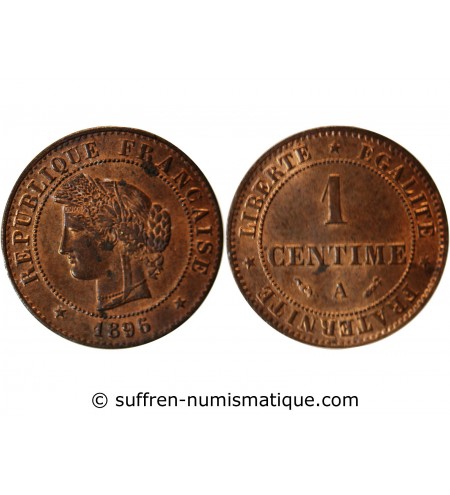 CERES - 1 CENTIME 1896 A PARIS﻿﻿