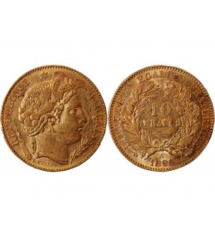 CERES ﻿- 10 FRANCS OR 1896 A PARIS﻿ 2