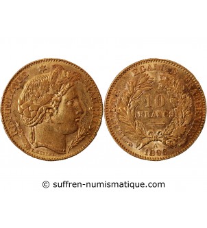 CERES ﻿- 10 FRANCS OR 1896 A PARIS﻿