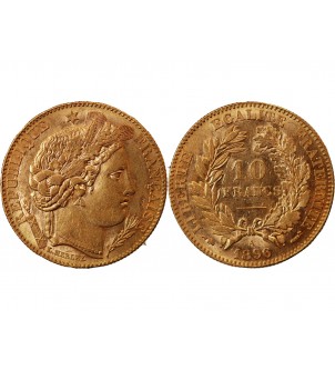 CERES ﻿- 10 FRANCS OR 1896 A PARIS﻿ 2