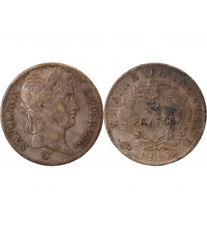 NAPOLEON I﻿ - 5 FRANCS ARGENT 1813 I LIMOGES 2