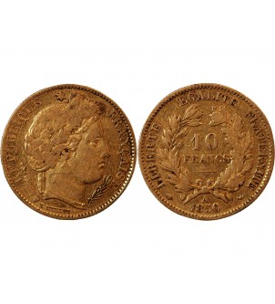 CERES - 10 FRANCS OR 1850 A PARIS 2