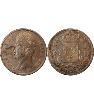 CHARLES X - 5 FRANCS ARGENT 1828 A PARIS 2
