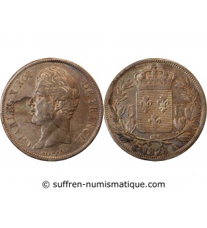 CHARLES X - 5 FRANCS ARGENT 1828 A PARIS
