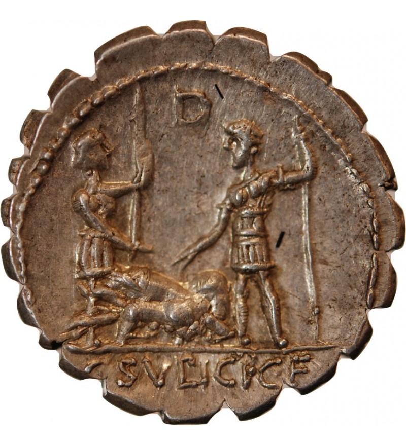 SULPICIA - DENIER SERRATUS ARGENT 106 AV JC