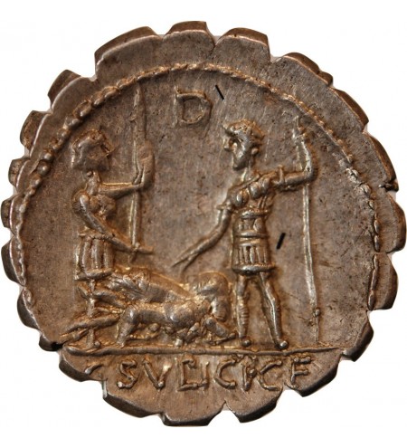 SULPICIA - DENIER SERRATUS ARGENT 106 AV JC