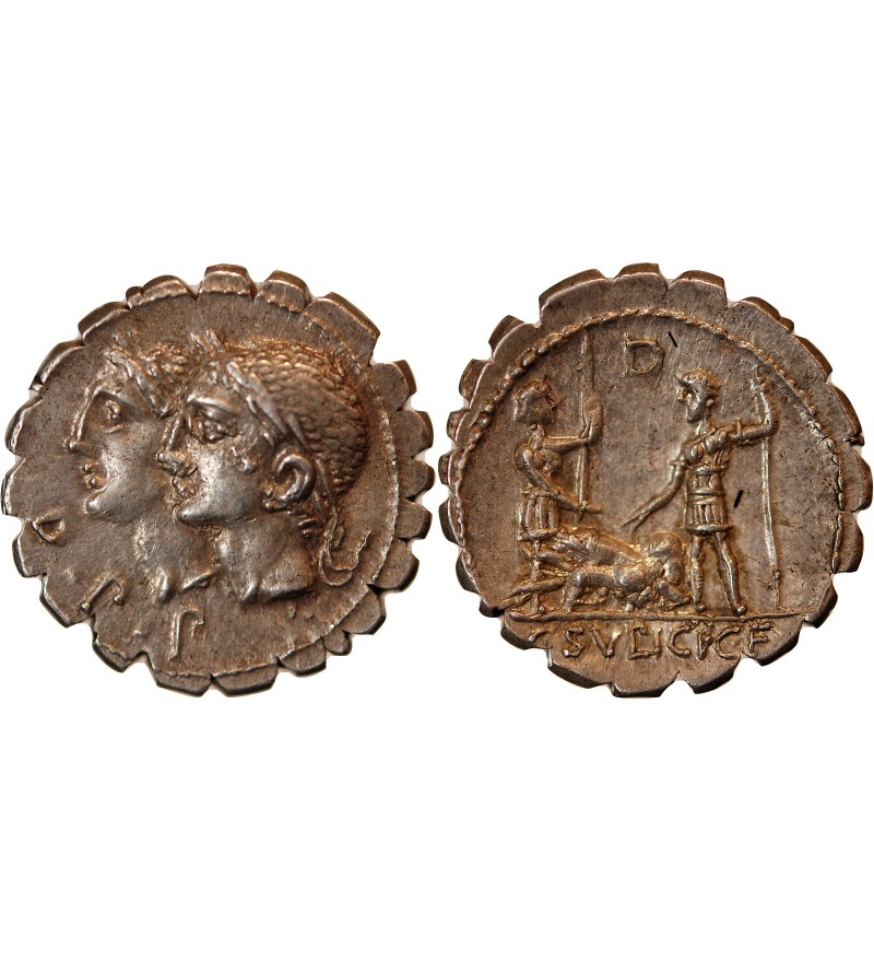 SULPICIA - DENIER SERRATUS ARGENT 106 AV JC