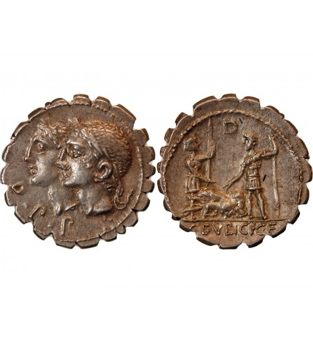 SULPICIA - DENIER SERRATUS ARGENT 106 AV JC