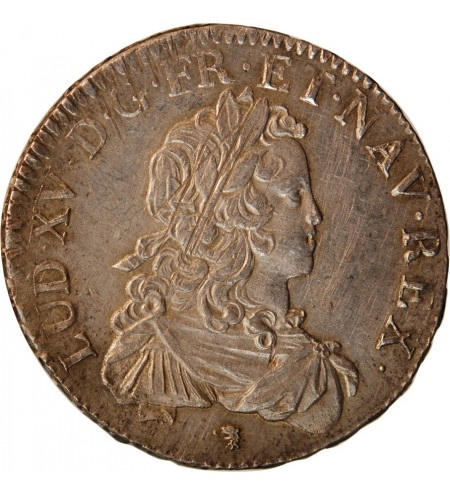 LOUIS XV - ECU DE FRANCE 1724 R ORLEANS R5