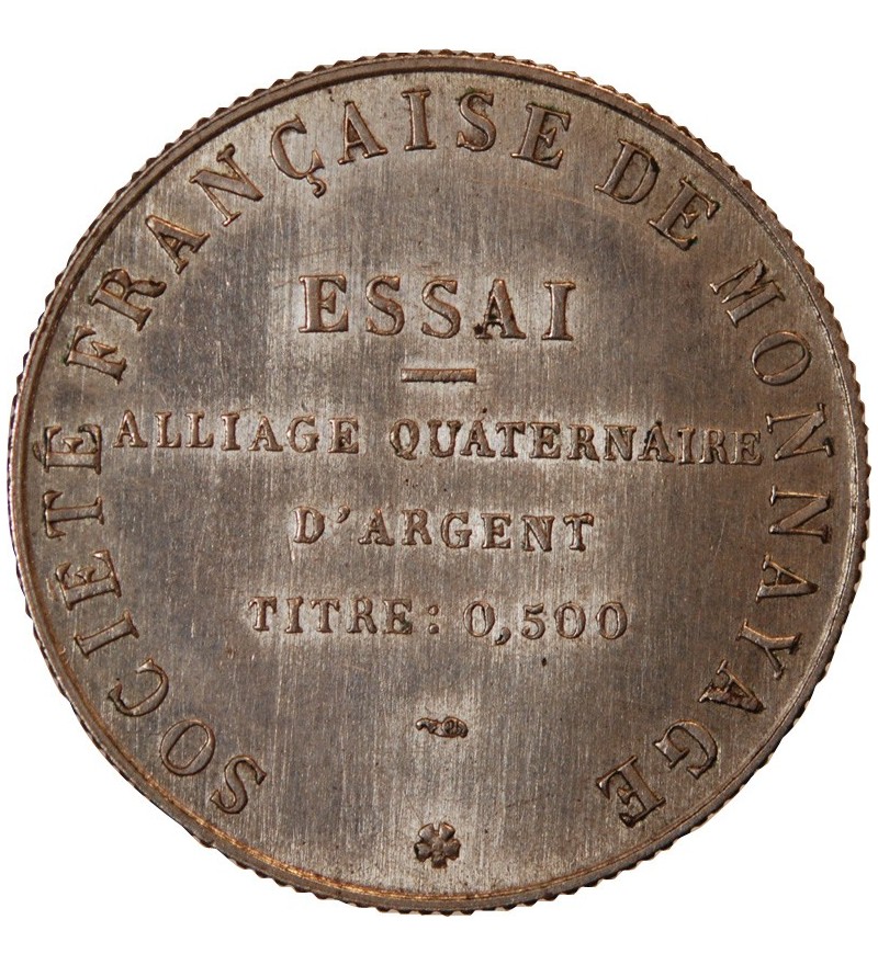 III République, ESSAI MODULE DE 10 FRANCS ARGENT 1929