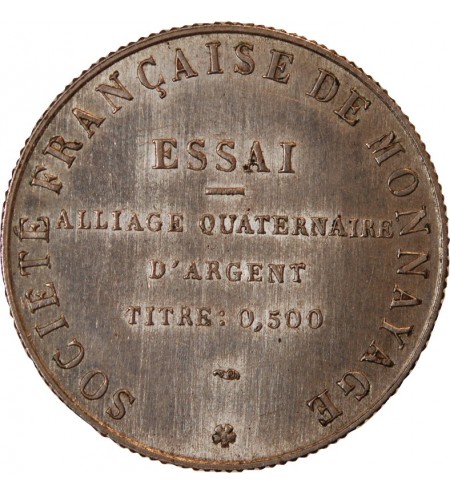 III République, ESSAI MODULE DE 10 FRANCS ARGENT 1929