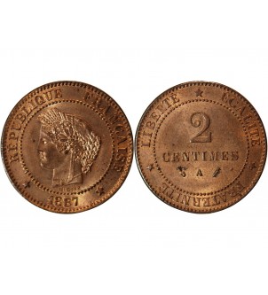 CERES - 2 CENTIMES 1887 A PARIS﻿﻿ 2