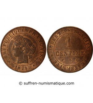 CERES - 1 CENTIME 1879 A PARIS﻿﻿
