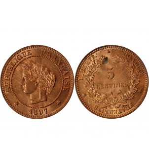 CERES - 5 CENTIMES 1897 A PARIS 2