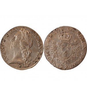 LOUIS XV - ECU AU BANDEAU 1746 9 RENNES 2