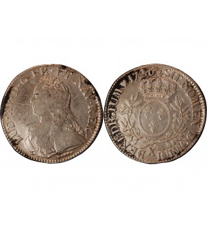 LOUIS XV - ECU AUX BRANCHES D'OLIVIER 1726 X AMIENS 2