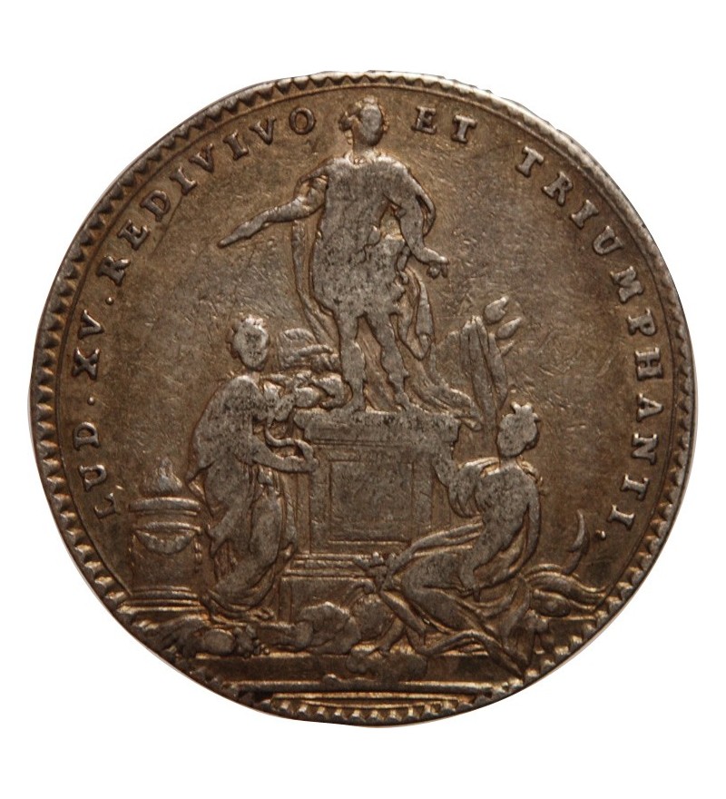 France JETONS DES ETATS DE BRETAGNE LOUIS XV 1754 RENNES DANIEL N°102