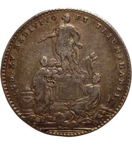 France JETONS DES ETATS DE BRETAGNE LOUIS XV 1754 RENNES DANIEL N°102