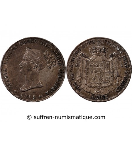 Italie Italie - Marie Louise 5 Lire 1815