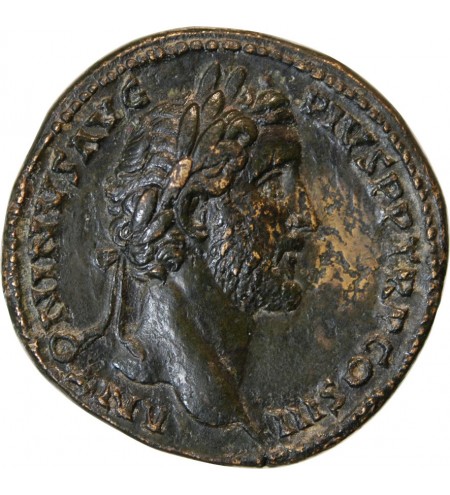 ANTONIN LE PIEUX - SESTERCE ROME 144 ROME