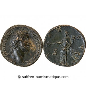 ANTONIN LE PIEUX - SESTERCE ROME 144 ROME