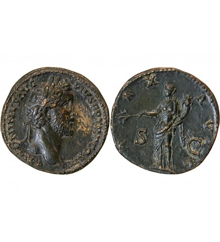 ANTONIN LE PIEUX - SESTERCE ROME 144 ROME