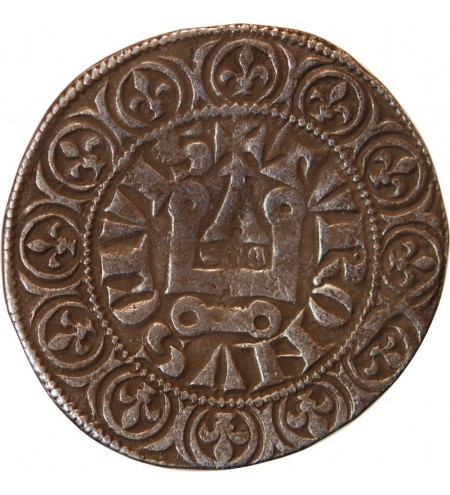 PHILIPPE IV LE BEL - Gros Tournois à l'O long et au Lis﻿ 1290 / 1303