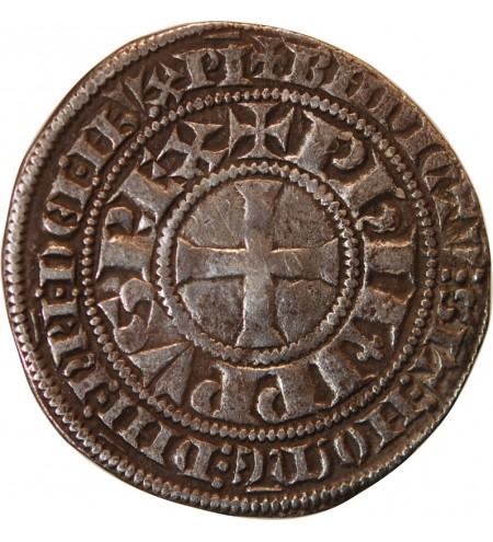 PHILIPPE IV LE BEL - Gros Tournois à l'O long et au Lis﻿ 1290 / 1303