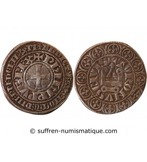 PHILIPPE IV LE BEL - Gros Tournois à l'O long et au Lis﻿ 1290 / 1303