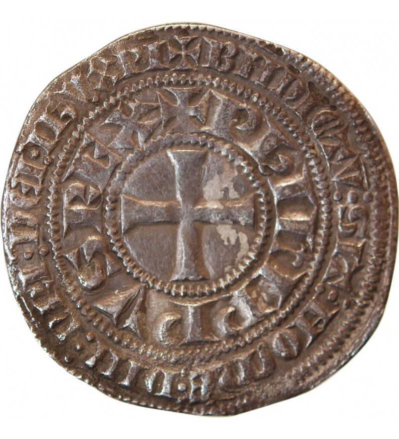 PHILIPPE IV LE BEL - Gros Tournois à l'O long 1305 / 1308