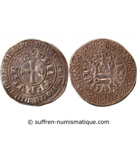 PHILIPPE IV LE BEL - Gros Tournois à l'O long 1305 / 1308